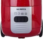 ⁦مكنسة كهربائية كوميتال بكيس، 1600 وات، احمر واسود - KVC-1600⁩ - الصورة ⁦2⁩