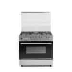 وايت بوينت بوتاجاز 90*60 5 شعلة غاز امان كامل – استانلس – حوامل زهر – شاشة ديجيتال WPGC9060XTOCFSDCA