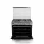 ⁦وايت بوينت بوتاجاز 90*60 5 شعلة غاز امان كامل – استانلس – حوامل زهر – شاشة ديجيتال WPGC9060XTOCFSDCA⁩ - الصورة ⁦2⁩