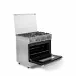 ⁦وايت بوينت بوتاجاز 90*60 5 شعلة غاز امان كامل – استانلس – حوامل زهر – شاشة ديجيتال WPGC9060XTOCFSDCA⁩ - الصورة ⁦3⁩