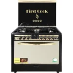 بوتاجاز فرست كوك 60 × 90 استانلس كامل FC90C أسود - ذهبي
