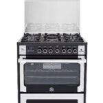 بوتاجاز هالك إستيل أسود أمان كامل 90×60 / Gas Cooker Hulk Black Steel Full Safety 90×60