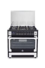 بوتاجاز هالك إستيل أسود أمان كامل 90×60 / Gas Cooker Hulk Black Steel Full Safety 90×60