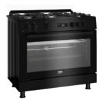 ⁦بوتاجاز بيكو 5 شعلات ستانلس ستيل مع مروحة طهي , اسود - GGR 15325 FX NB⁩ - الصورة ⁦5⁩