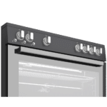 ⁦بوتاجاز بيكو 5 شعلات بوهيميان أنثراسايت مع مروحة طهي - GGR 15115DX NA⁩ - الصورة ⁦4⁩