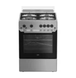 بوتاجاز بيكو 4 شعلات ستانلس ستيل مع مروحة طهي - FSHT61111GX