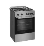 ⁦بوتاجاز بيكو 4 شعلات ستانلس ستيل مع مروحة طهي - FSHT61111GX⁩ - الصورة ⁦3⁩