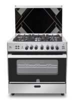 بوتاجاز هالك جراند إستيل نصف أمان 90×60 / Gas Cooker Hulk GRAND STEEL HALF SAFETY 60X90