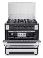 ⁦بوتاجاز هالك إستيل أسود أمان كامل 90×60 / Gas Cooker Hulk Black Steel Full Safety 90×60⁩ - الصورة ⁦3⁩