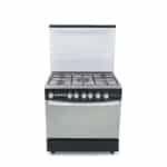 بوتاجاز وايت بوينت 90*60 5 شعلة أمان كامل غاز استانلس وباب فرن مراية WPGC9060BXTFSA