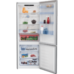 ⁦ثلاجة بيكو نوفروست، 501 لتر، موتور انفرتر، سيلفر - RCNE560E35ZXP⁩ - الصورة ⁦2⁩