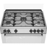 ⁦بوتاجاز بيكو 5 شعلات ستانلس ستيل مع مروحة طهي GGR 15115 DX NS⁩ - الصورة ⁦3⁩