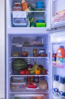 ⁦ثلاجه فريش 369 لتر هارمونى بلوتوث - أستانلس ستيل/ FNT-M400YQT⁩ - الصورة ⁦3⁩