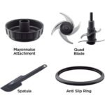 ⁦كبة كينود بوعاء اضافي وملحقات، 500 وات، فضي وابيض - CHP61.200WH⁩ - الصورة ⁦2⁩