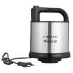 ⁦كبة ومفرمة سوكاني بهيكل ستانلس، 800 وات، 4 لتر، فضي - SK-7028⁩ - الصورة ⁦4⁩