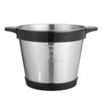 ⁦كبة ومفرمة سوكاني بهيكل ستانلس، 800 وات، 4 لتر، فضي - SK-7028⁩ - الصورة ⁦3⁩