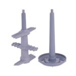 ⁦كبة بلاك اند وايت مع ملحق لتقشير الثوم، سعة 3 لتر، بقوة 800 وات، شفاف واسود - CHY729G⁩ - الصورة ⁦2⁩