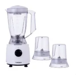 خلاط تورنيدو مع 2 مطحنة، 400 وات - ابيض - BL400-2-WHITE
