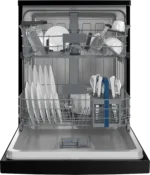 ⁦غسالة اطباق هيتاشي، 60 سم ، 15 فرد ، 6 برامج ، إنفرتر، شاشة تاتش ديجيتال ، أسود، HNF54821⁩ - الصورة ⁦2⁩