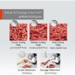 ⁦مفرمة لحم باناسونيك، 3500 وات، فضي واسود - MK-ZJ3500KTZ⁩ - الصورة ⁦3⁩