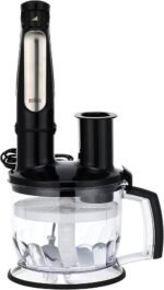 ⁦هاند بلندر مالتي كويك 7 بقوة 1000 وات من براون، باللون الفضي/ الأسود، موديل MQ7085⁩ - الصورة ⁦3⁩