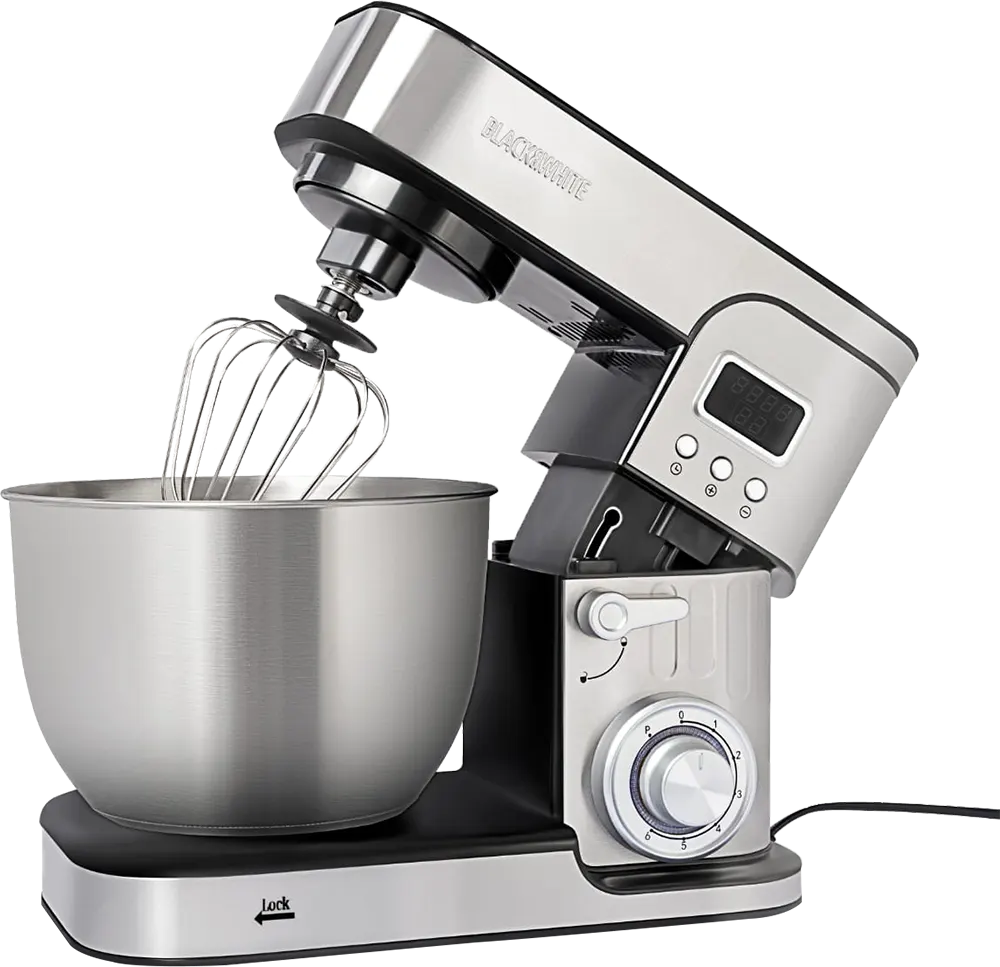 عجان عجان بلاك اند وايت، 2200 وات، 12.5 لتر، 6 سرعات، ديجيتال، فضي، SV-1222D - الصورة 1