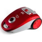 ⁦مكنسة كهربائية بلاك ستون بكيس، بقوة 2000 وات، احمر وفضي - BV-2000⁩ - الصورة ⁦2⁩
