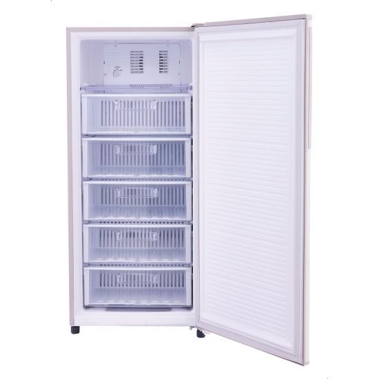 ⁦ديب فريزر رأسي توشيبا نوفروست، 5 ادراج، ذهبى - GF-22H-G⁩ - الصورة ⁦3⁩