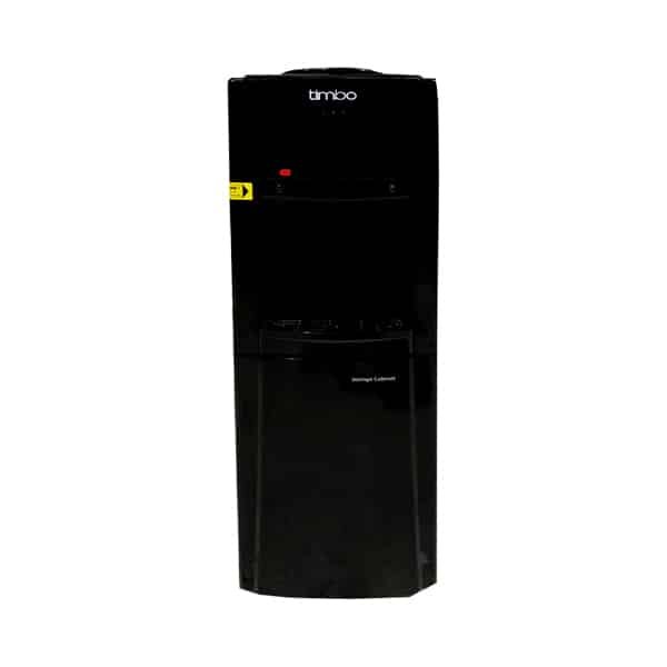 0050187_timbo-water-dispenser-3-taps-hot-and-cold-with-cabinet-black-twd9002-b مبرد مياه تيمبو 3 حنفية ساخن وبارد وعادي مزود بحافظة أسود - TWD9002 B - الصورة 1
