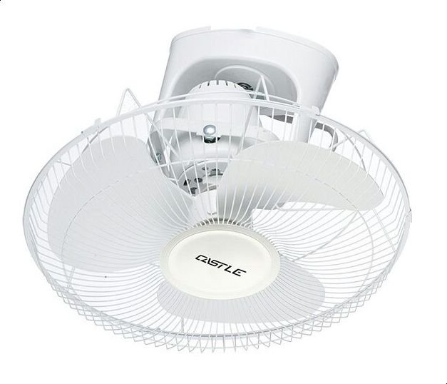 1 مروحة سقف كاسيل كاريوكا، 16 بوصة، 3 سرعات، أبيض، FAC 2016 - الصورة 1