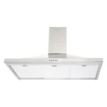 شفاط بلت ان بلاك اند وايت بمدخنة، 90 سم، فضي - CY-970