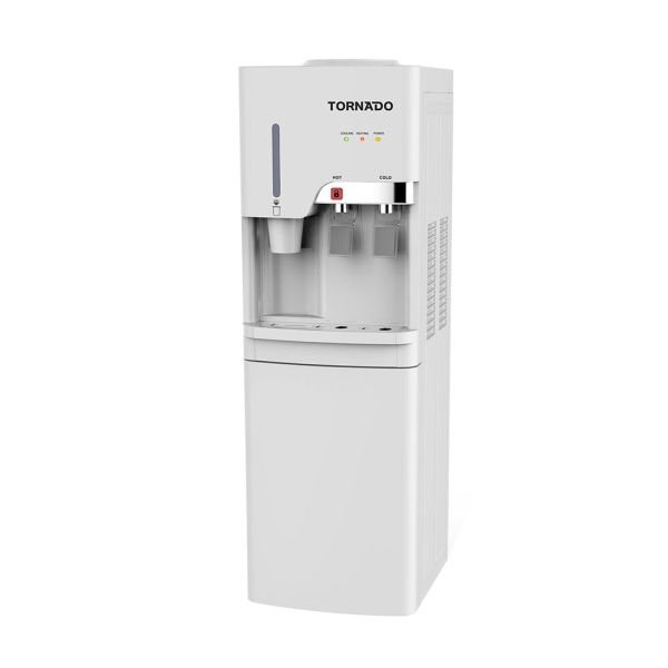 2-twd-36ch-w مبرد مياه تورنيدو 2 حنفية مياه أبيض TWD-36CH-W - الصورة 1