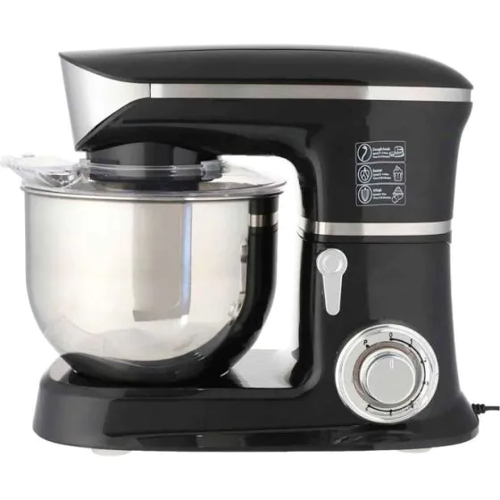 4863b76f5d73bd29d29802db63ece1c5bff96d57ea432ab35476420f463ca238 عجان ستاند رفال، 5 لتر، 1300 وات، اسود وفضي - RA061 - الصورة 1