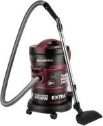 مكنسة كهربائية أسطوانية معدنية من Electrogold PVC-2400 سعة 25 لترًا