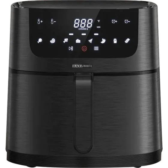 ezgif-5-4531167ef4 اير فراير بلاك اند وايت، سعة 8.5 لتر، 1800 وات، رمادي - AF-085SD - الصورة 1