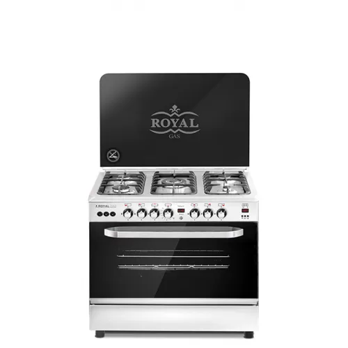 royal-gas-cooker-master-chef-with-fan-80-60-cm-2010290 رويال جاز بوتاجاز ماستر شيف 5 شعلة مروحة 60*80 سم R-2010290 - الصورة 1
