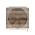 شفاط حمام تورنيدو، مقاس 25 سم، كريمي وبني - TVS-25NC