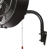 ⁦مروحة حائط برفكس مكس، 18 بوصة، خاصية رذاذ الماء، أسود، WFM-180⁩ - الصورة ⁦2⁩