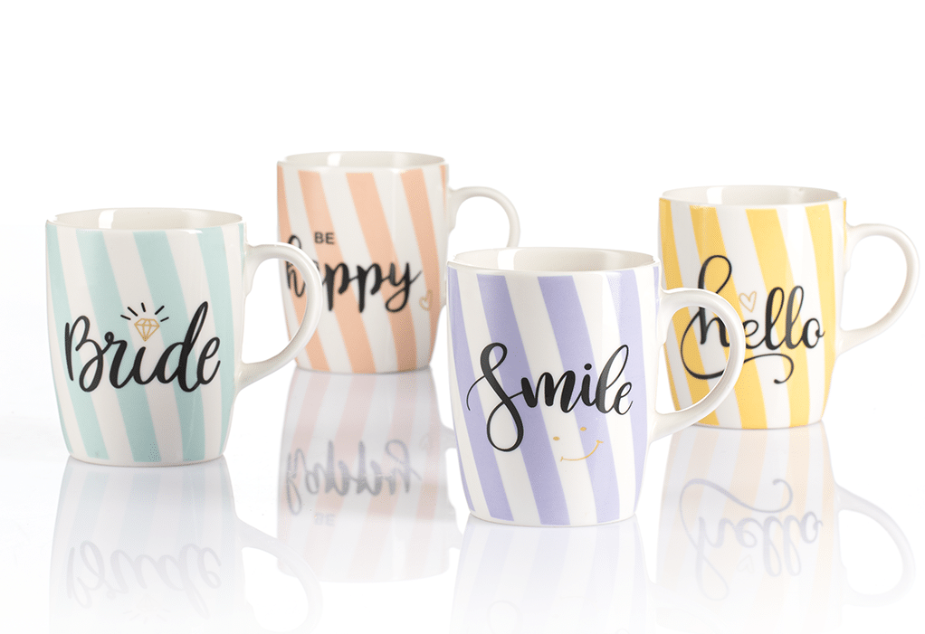 1025-7 (1) مج كافية مينا 4 قطع - الصورة 1