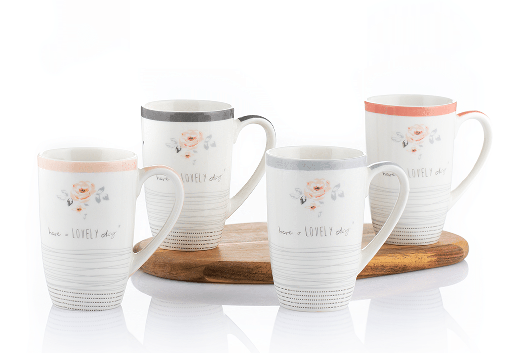 1028-2 مج كافية هيلتون 4 قطعة - الصورة 1