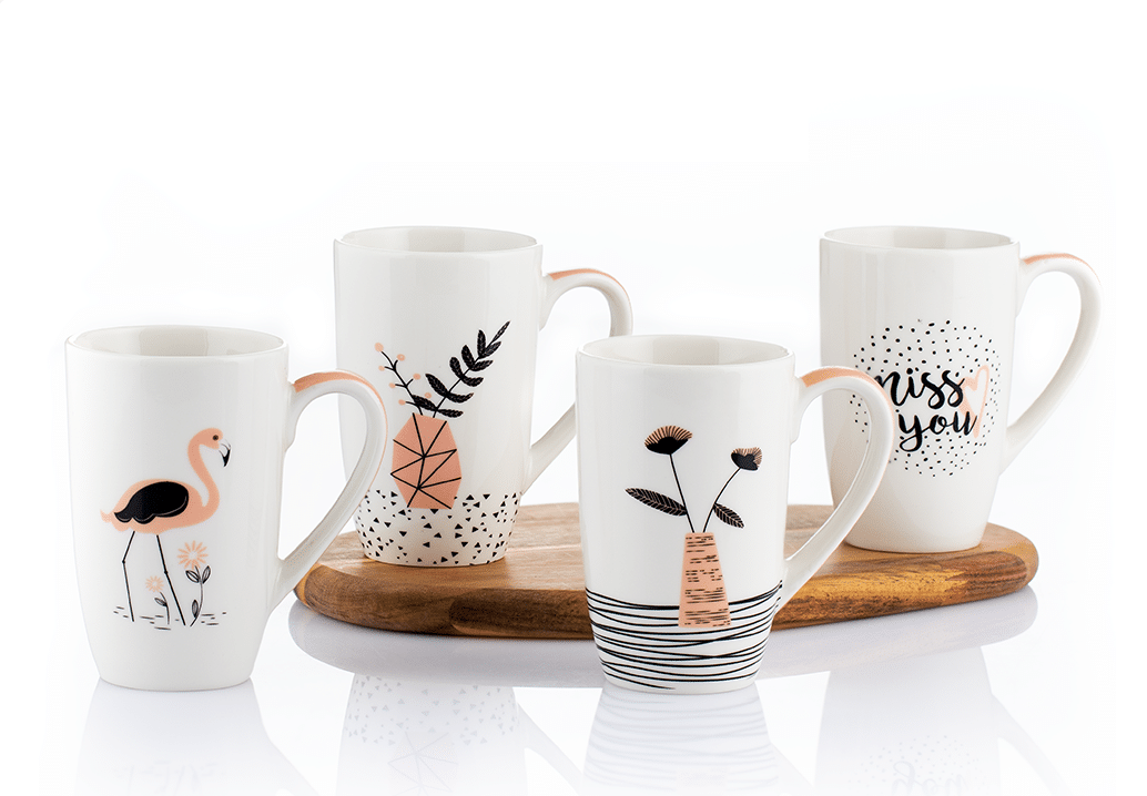 1028-5 مج كافية هيلتون 4 قطعة - الصورة 1