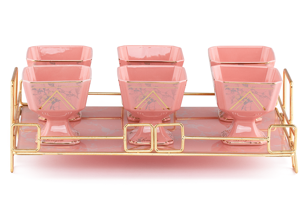 15004-3 (1) بولة ايس كريم مربع بالصينية 6 ق - الصورة 1