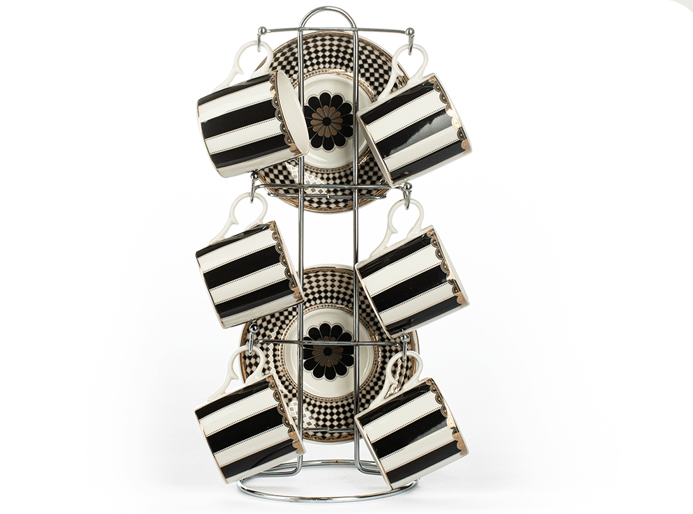 3002A-1 (1) طقم قهوة استاند نيو دورا - الصورة 1