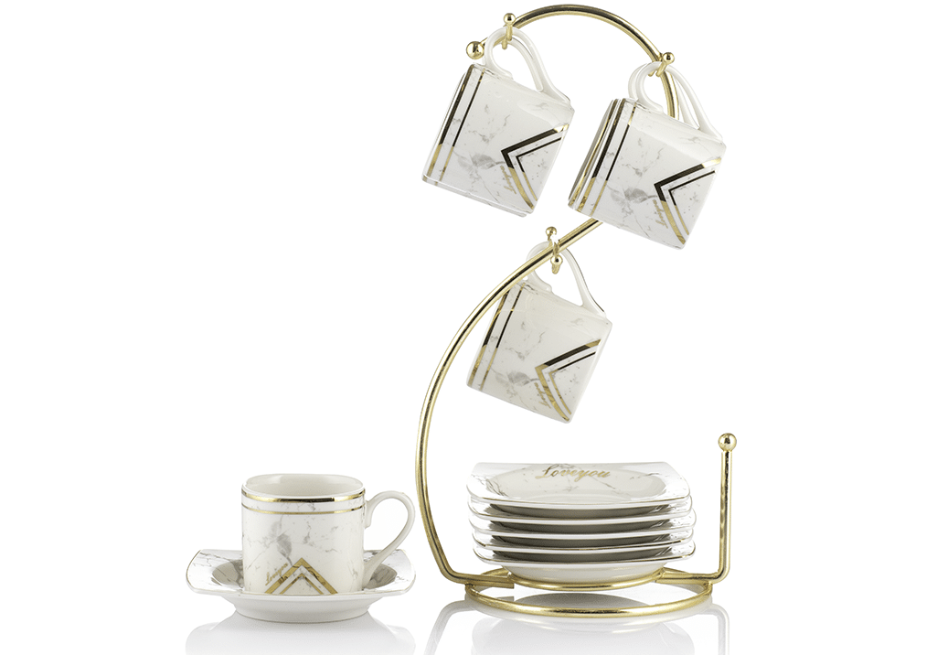 3031-6 (1) طقم قهوة استاند تي شيب - الصورة 1