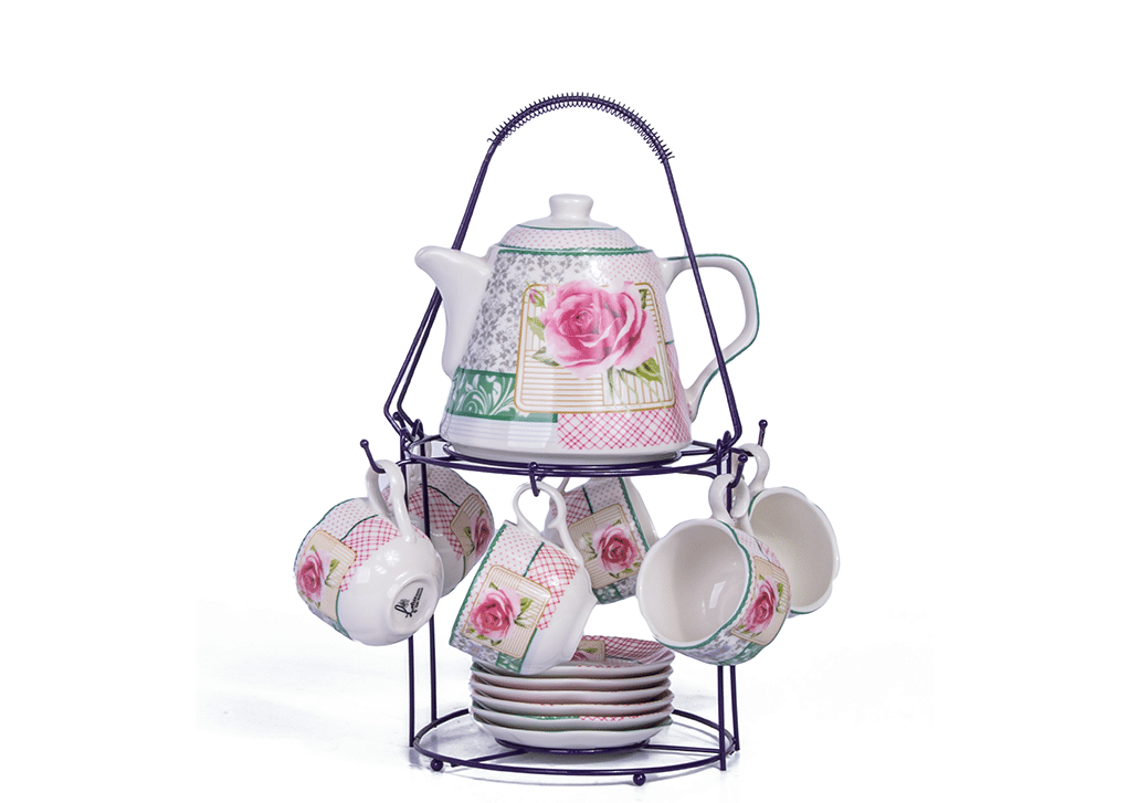 4001-6 طقم كاكاو مدور 14 ق - الصورة 1