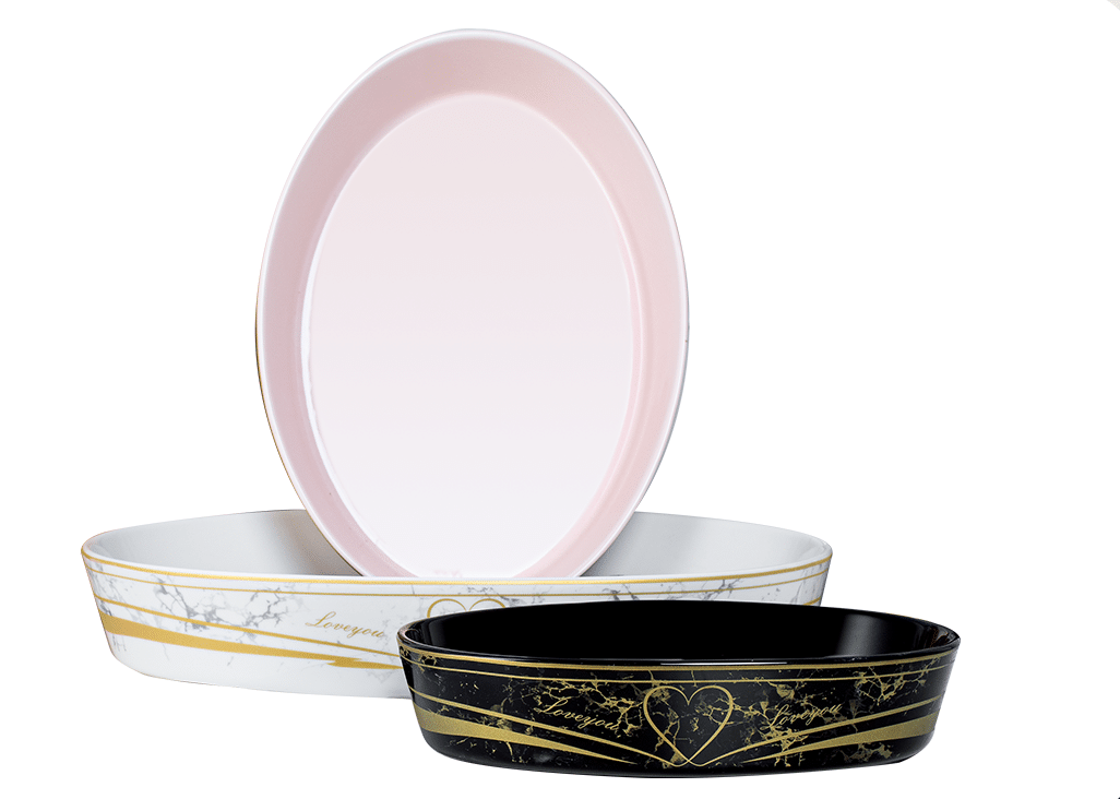 5001#9 (1) طاجن بيضاوي 3 ق - الصورة 1