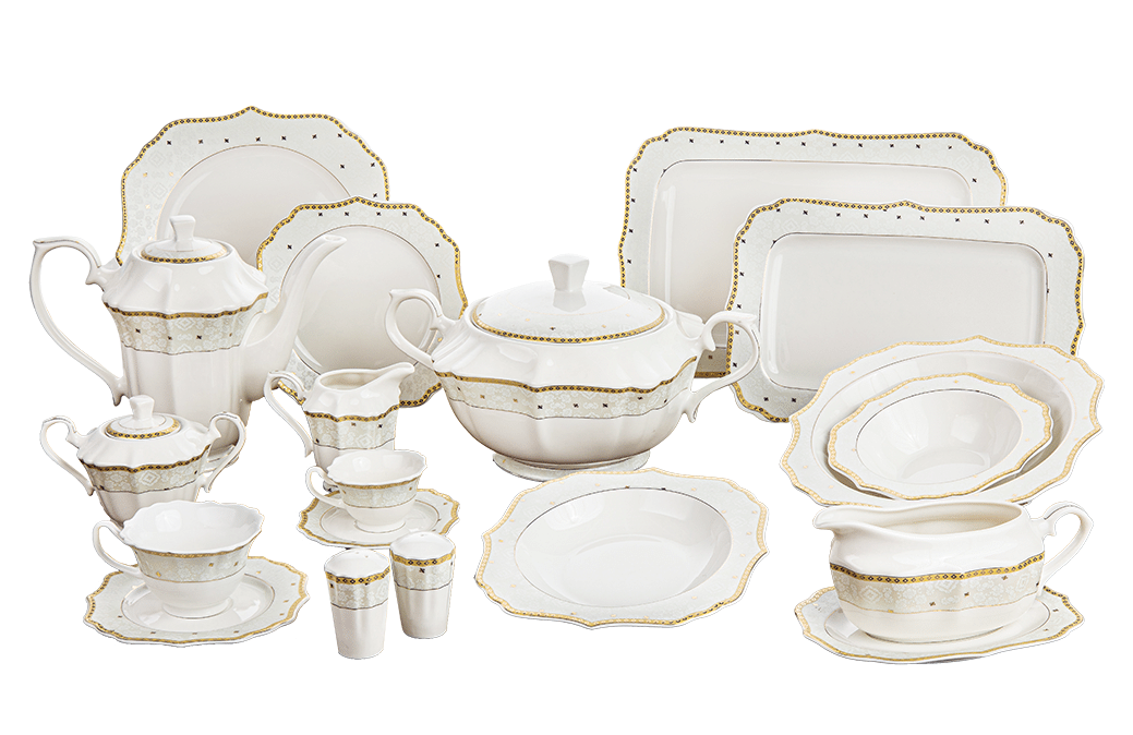 8022 #7 طقم سفرة 62 ق صن رايز مربع - الصورة 1