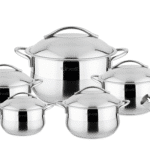 حلة تركى 14 ق استيل حلة 28 سم بومبية + كنك silver