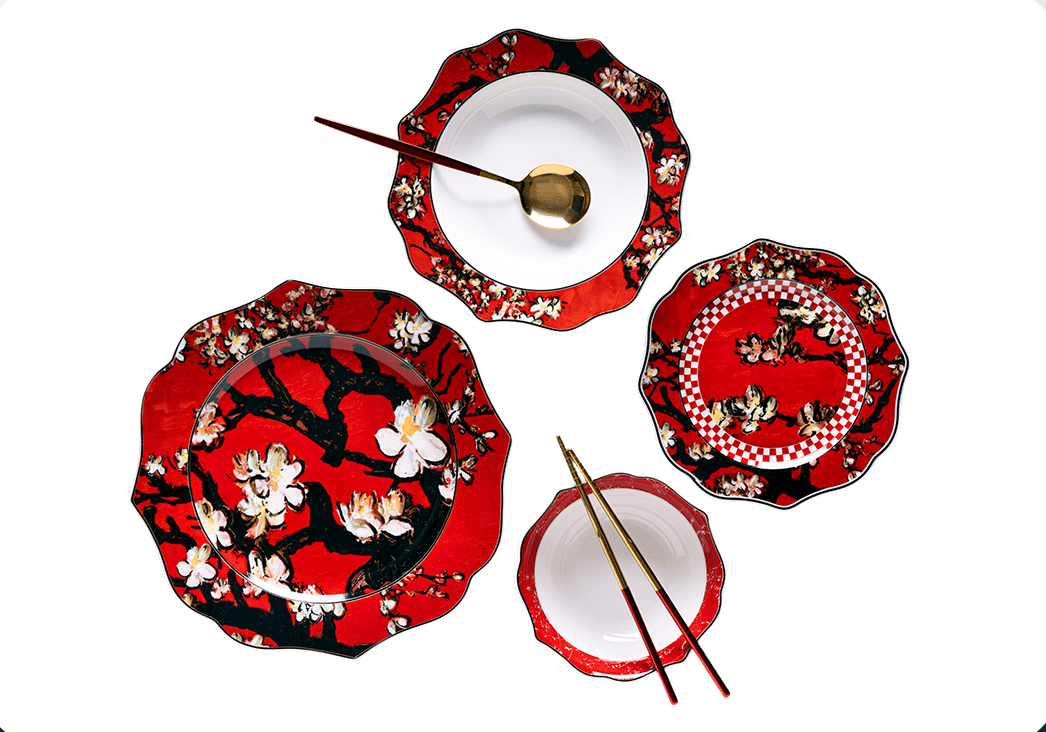 عشاء 6040 24 ق صن رايز # 6 (1) طقم عشاء صن رايز - الصورة 1