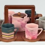 طقم قهوة ماربل – الأندلس